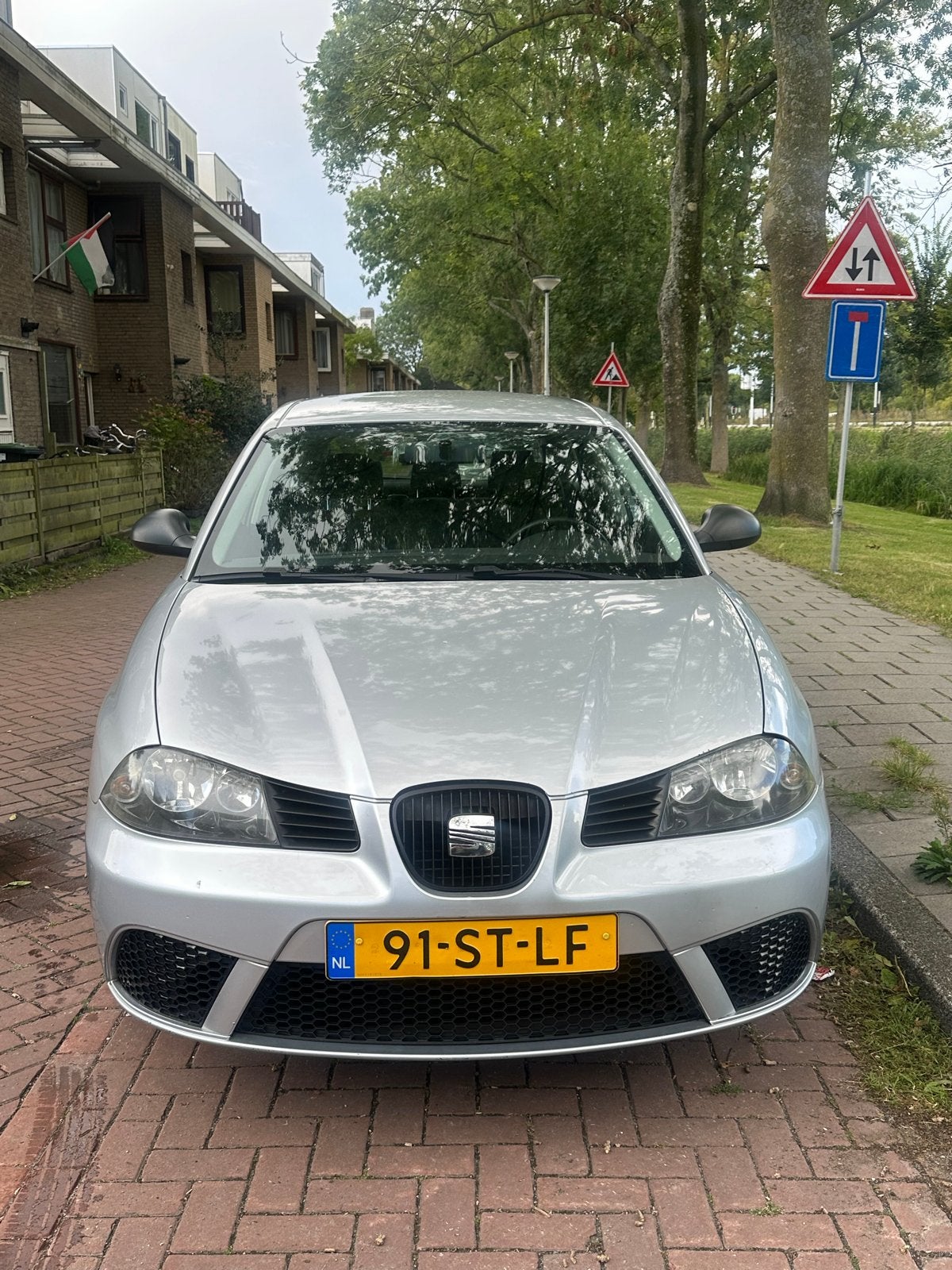 Seat Ibiza 1.2 47KW 2006 Grijs, Auto's, Voorwielaandrijving, 1027 kg, 1198 cc, Ibiza
