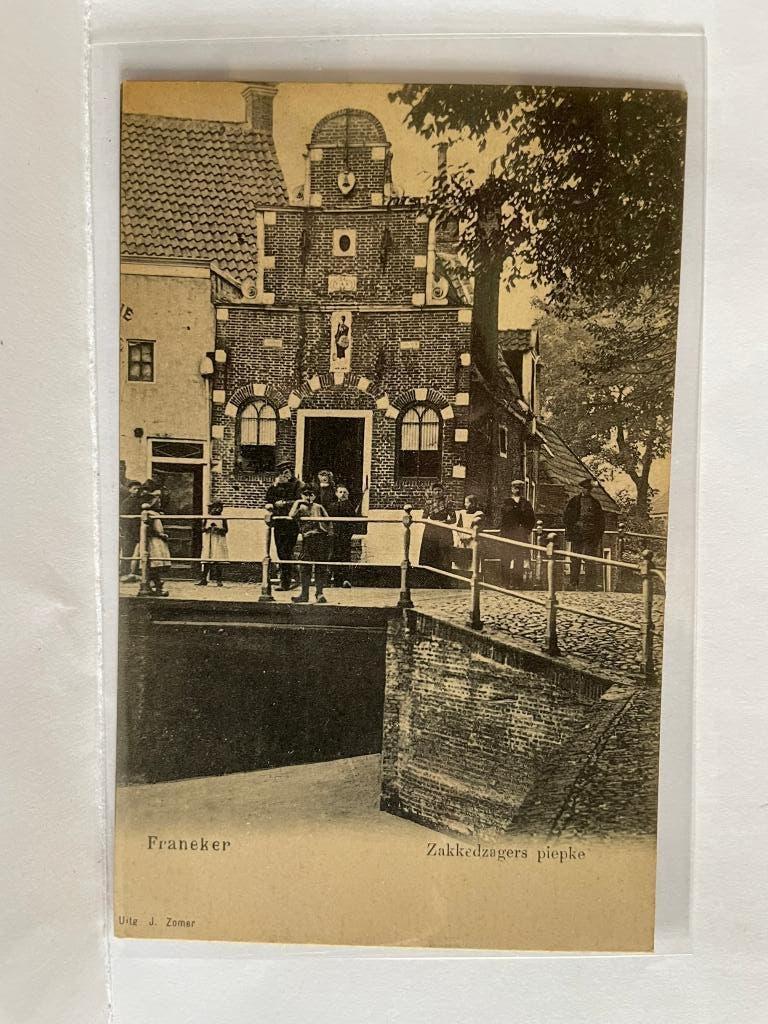 Franeker - Zakkedzagers piepke, Verzamelen, Ansichtkaarten | Nederland, Verzenden, Voor 1920, Ongelopen, Friesland