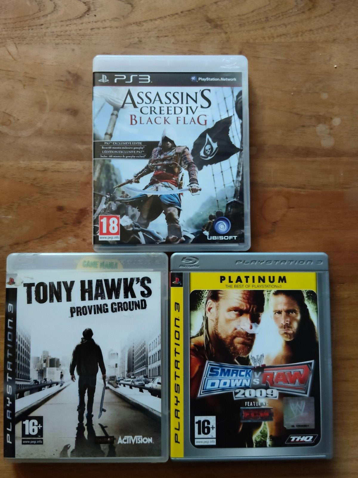 ps3 games black flag, Tony Hawk,wwe, Ophalen, Zo goed als nieuw, Sport, 3 spelers of meer