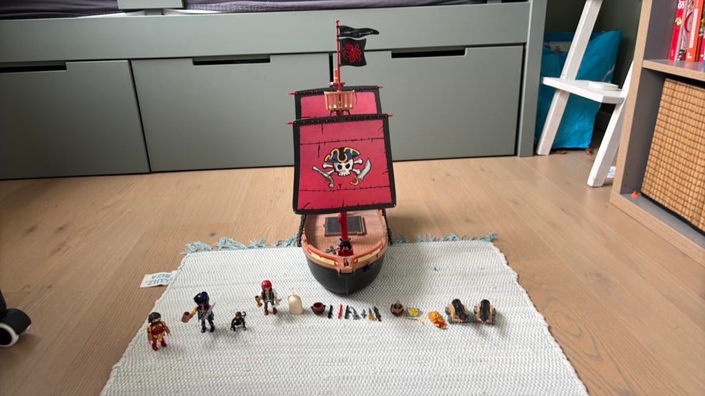 Schip van playmobiel, Ophalen, Zo goed als nieuw