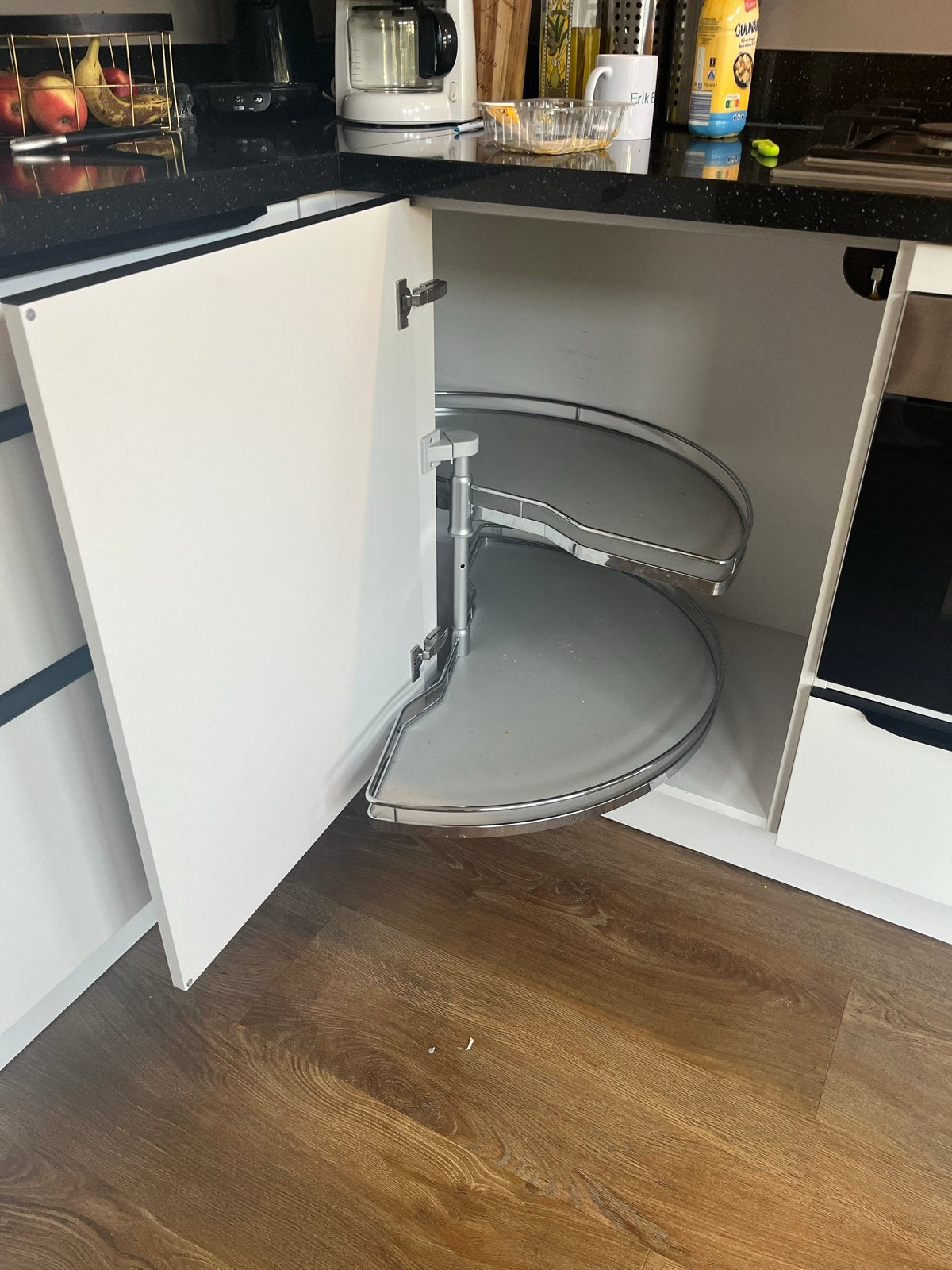 Draaiplateau voor hoekkast keuken, Gebruikt, Minder dan 100 cm, Zilver, 50 tot 75 cm