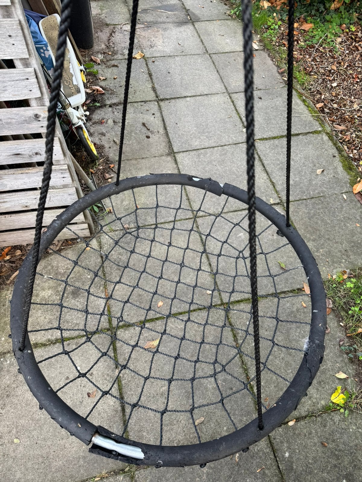 Nestschommel/netschommel 1 meter doorsnede GRATIS, Ophalen, Gebruikt