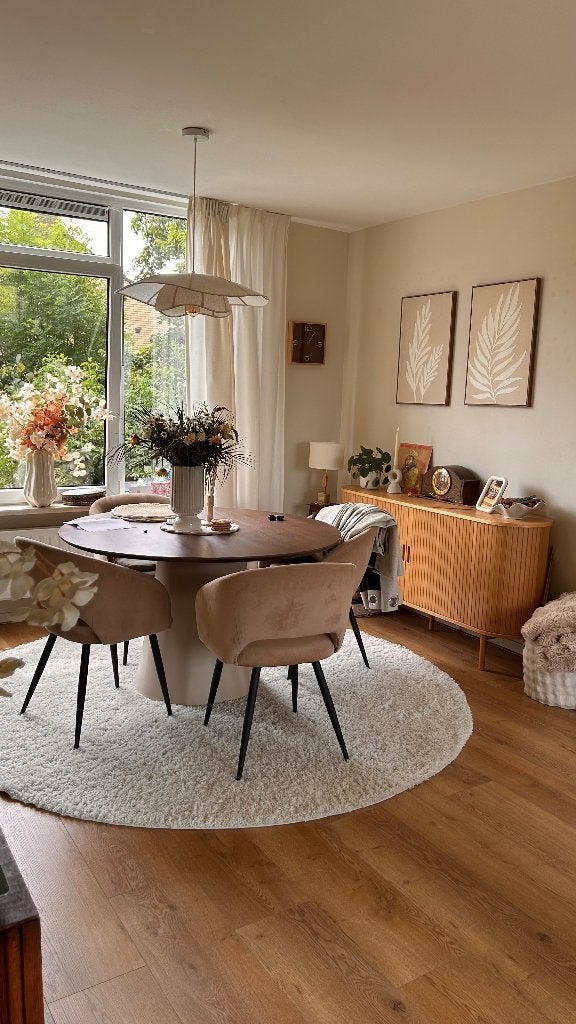 Mooie Eetkamerstoelen, Huis en Inrichting, Stoelen, Ophalen, Japandi, Overige kleuren, Zo goed als nieuw
