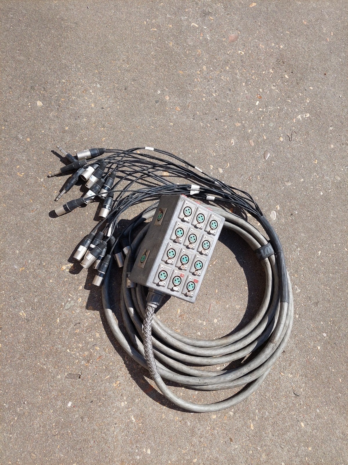 XLR Snake 14-kanaals kabel 10 mtr, Muziek en Instrumenten, Kabels en Stekkers, Ophalen of Verzenden, Gebruikt, Apparatuur