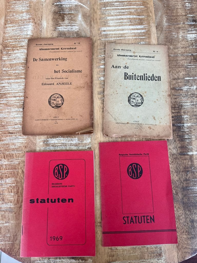 Historische documenten Belgische Socialistische Partij, Ophalen of Verzenden, Gelezen, Maatschappij en Samenleving, Europa