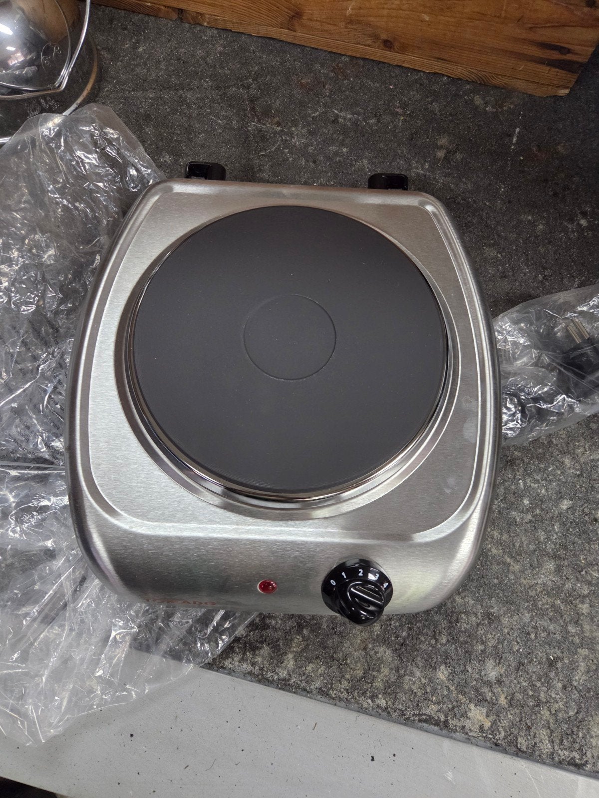 Tomado TM-1286 Elektrische Kookplaat - Nieuw, Witgoed en Apparatuur, Kookplaten, Nieuw, 3 kookzones of minder, Ophalen of Verzenden