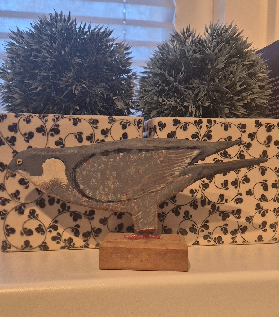 Handgemaakte vintage slechtvalk decoratie, Ophalen of Verzenden