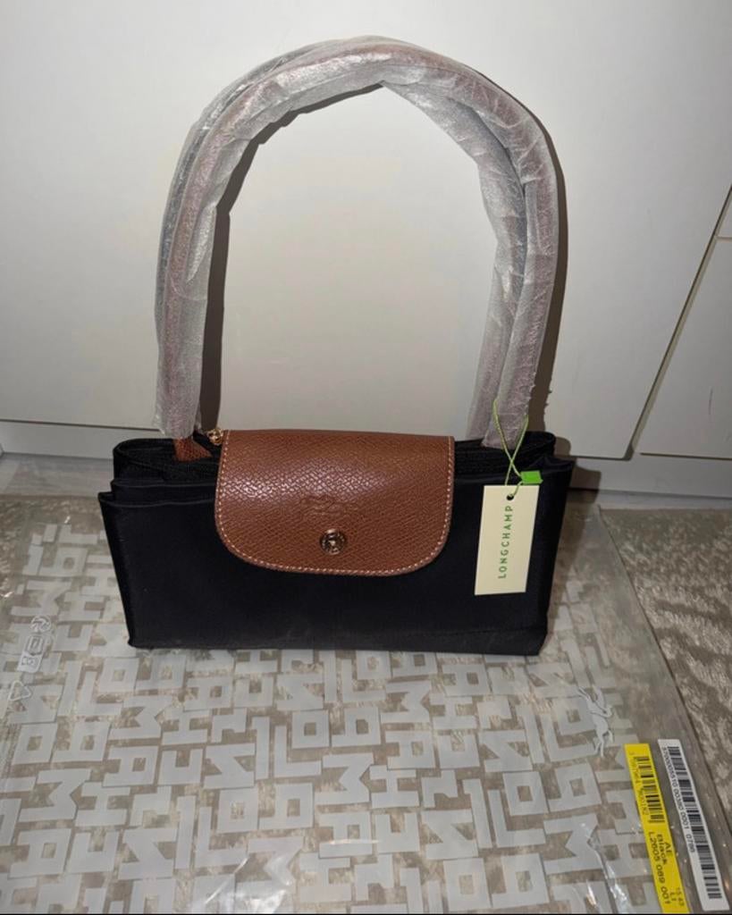 Longchamp Large, Sieraden, Tassen en Uiterlijk, Tassen | Damestassen, Verzenden, Zo goed als nieuw, Blauw, Handtas