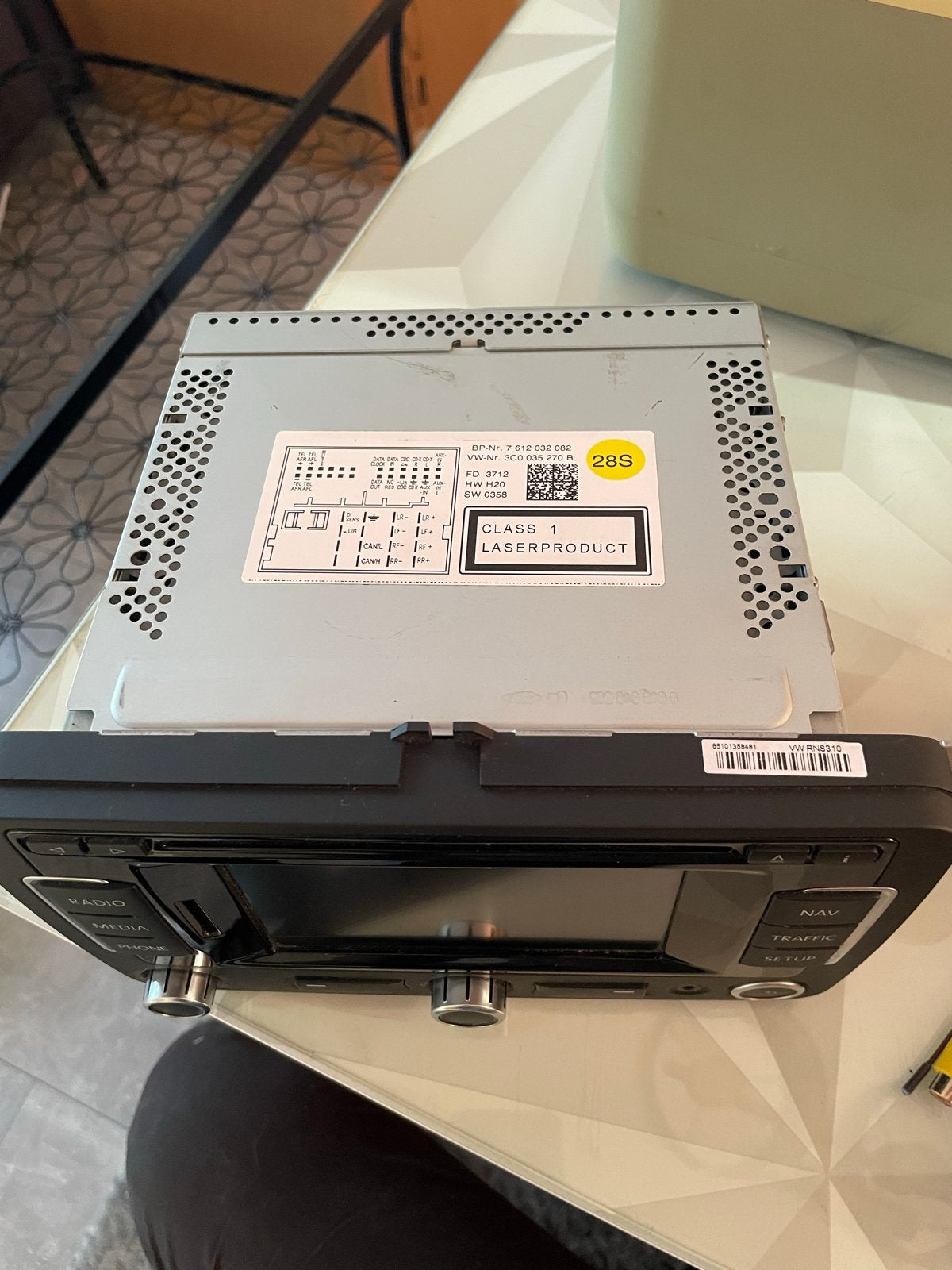 Volkswagen RNS 310 Navigatiesysteem / Autoradio, Ophalen of Verzenden, Zo goed als nieuw