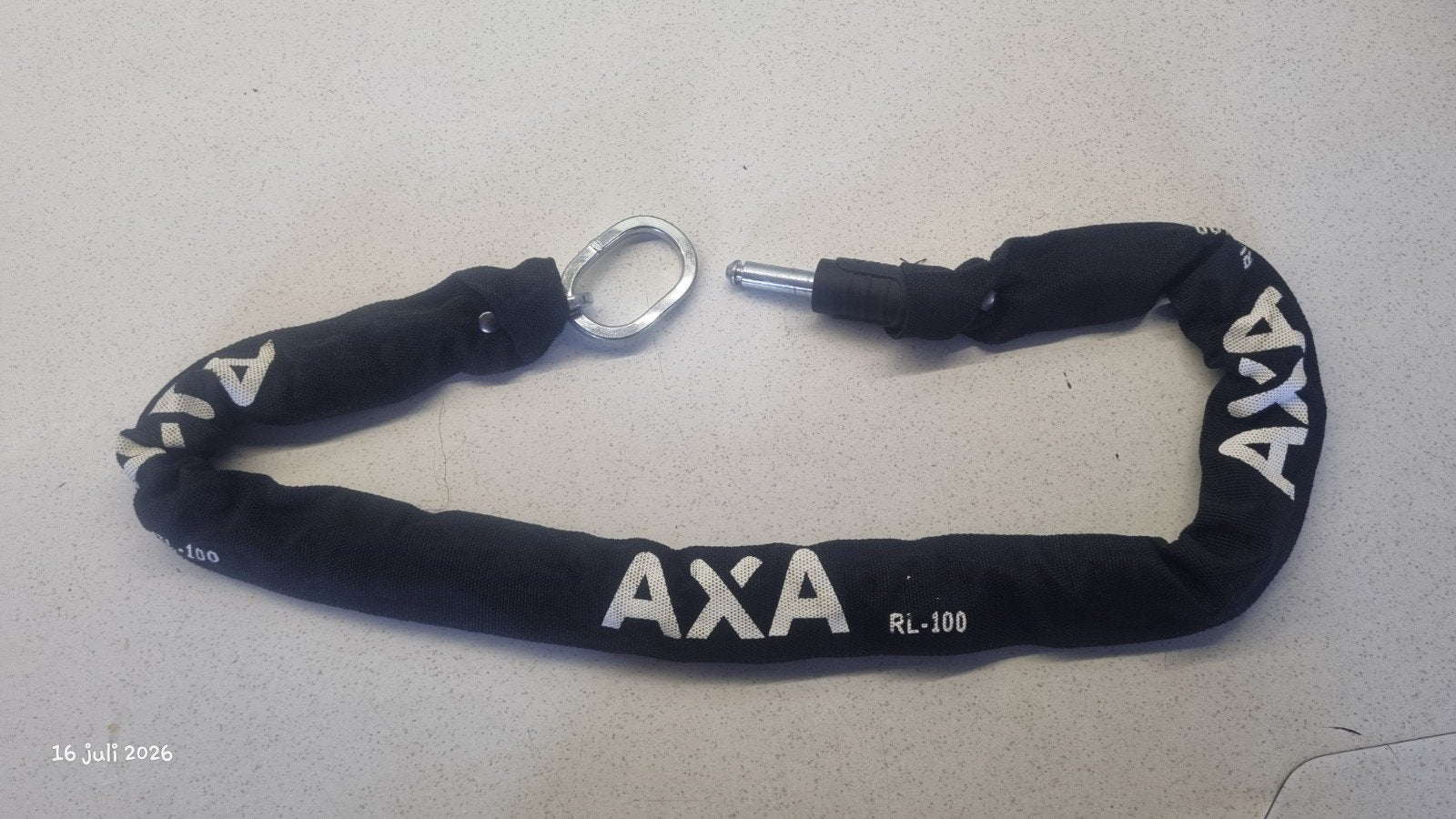 AXA RL-100 kettingslot - Zwart, Ophalen of Verzenden, Gebruikt