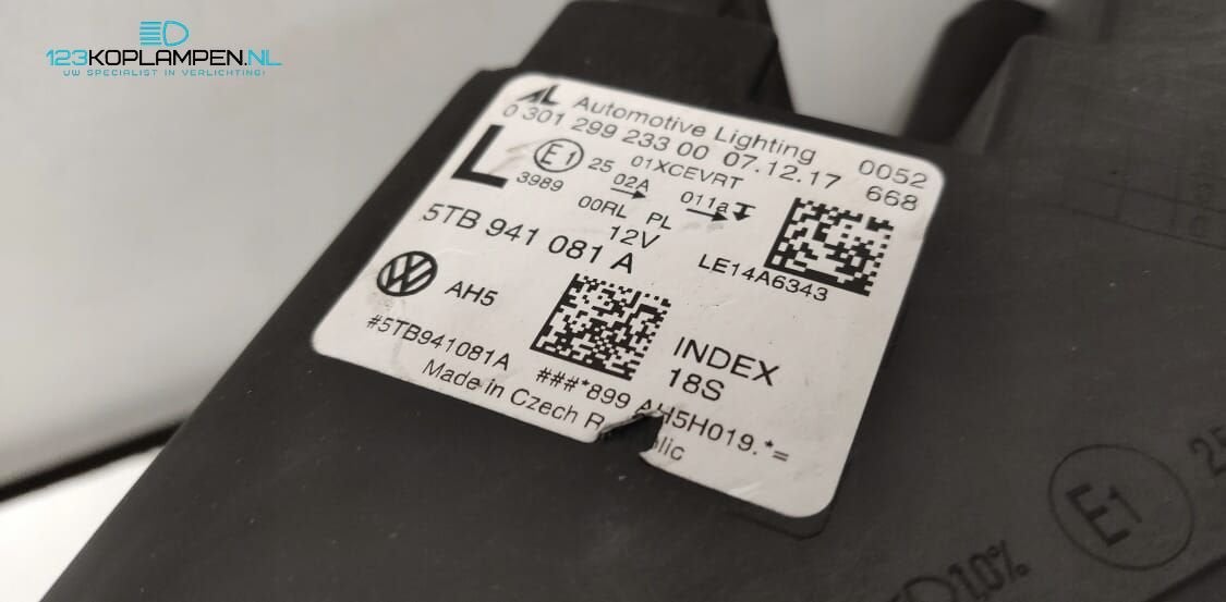 VW Volkswagen Touran Full Led 5TB koplamp links rechts, Ophalen, Gebruikt, -, Volkswagen