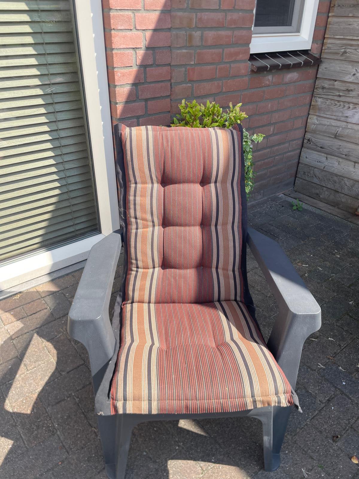 Tuinstoel kussens madison, Tuin en Terras, Ophalen, Gebruikt