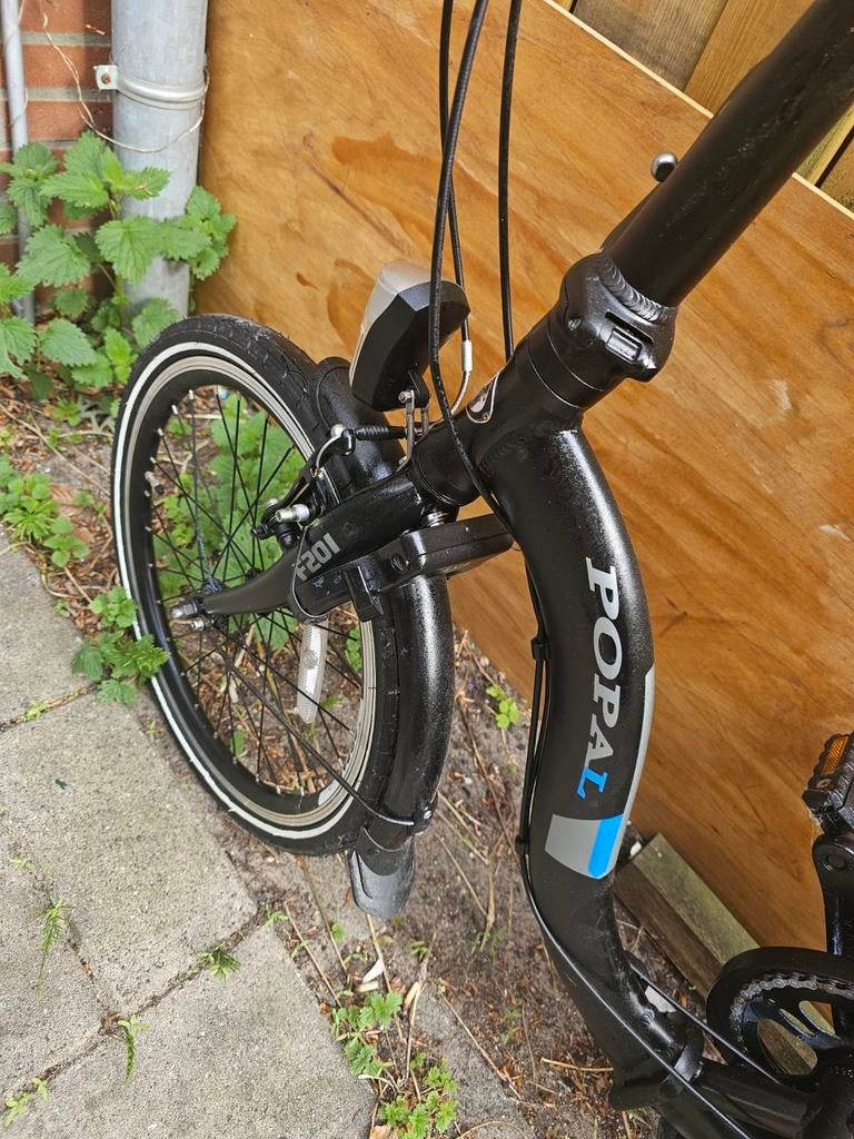 Volledig opvouwbare loopfiets Popal 18" met 6 versnellingen, Fietsen en Brommers, Fietsen | Vouwfietsen, Velgrem, Versnellingen