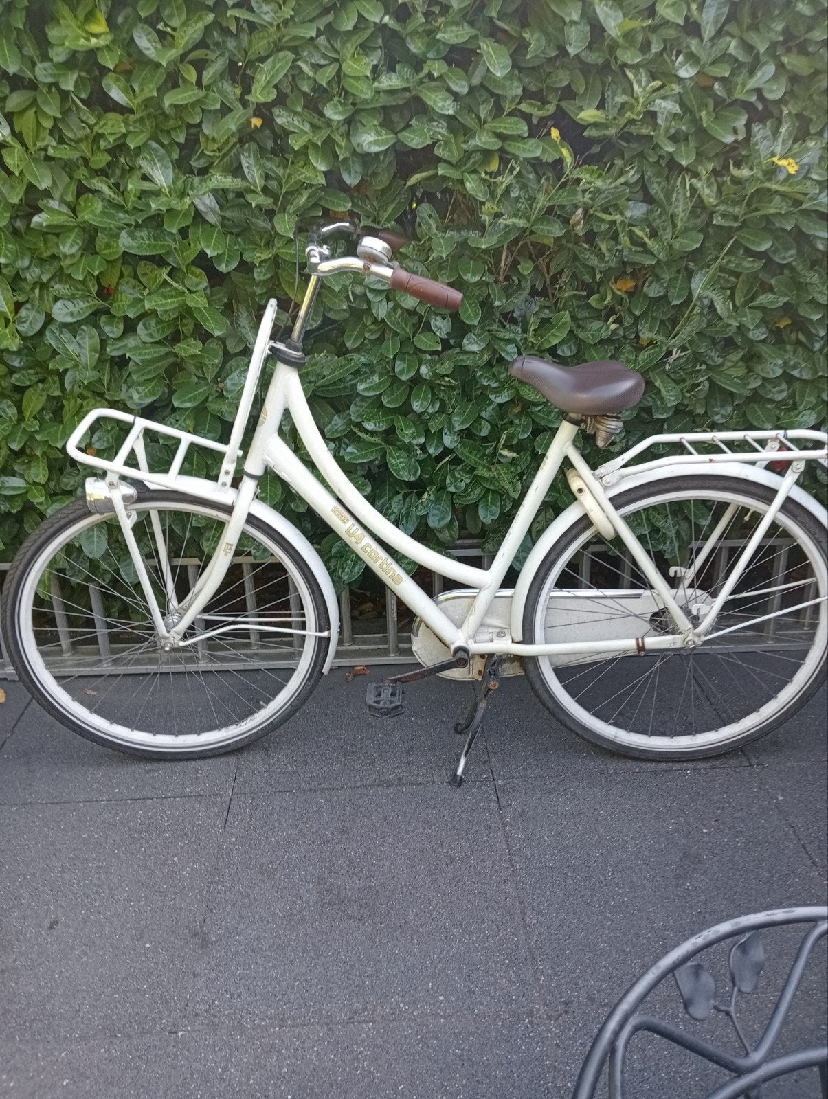 Witte Cortina U 4 Omafiets, Fietsen en Brommers, Fietsen | Meisjes, Ophalen, Gebruikt, 26 inch of meer