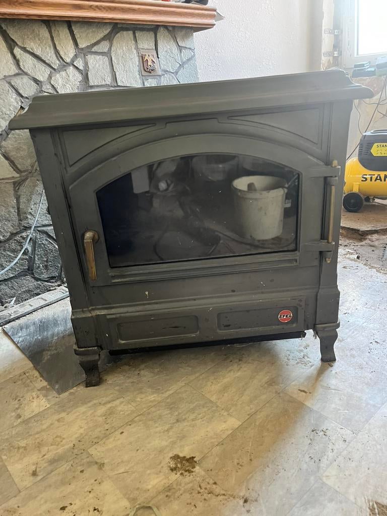 Nestor martin mazoutkachel 11,5 kw, Huis en Inrichting, Ophalen, Oliekachel, Gebruikt, Overige brandstoffen