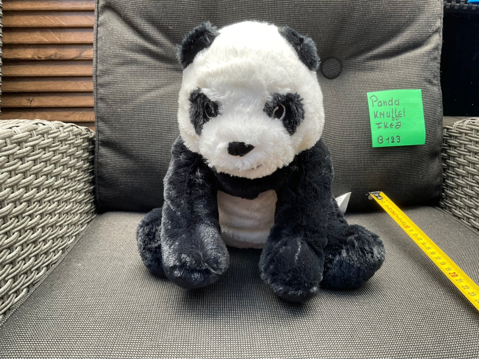 Nieuwe zwart wit pluche Ikea Pandabeer panda knuffel, Ophalen, Overige typen, Nieuw, IKEA
