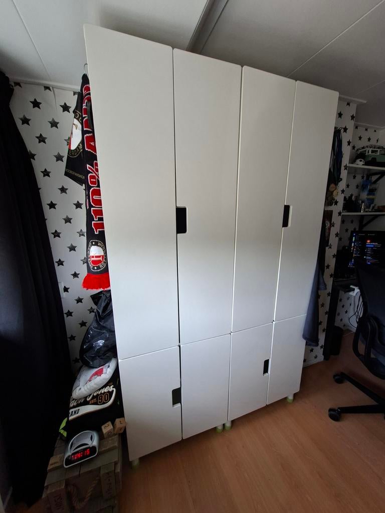2x IKEA STUVA kasten wit 60x51x202cm (lxdxh), Ophalen, 50 tot 100 cm, 150 tot 200 cm, 50 tot 75 cm
