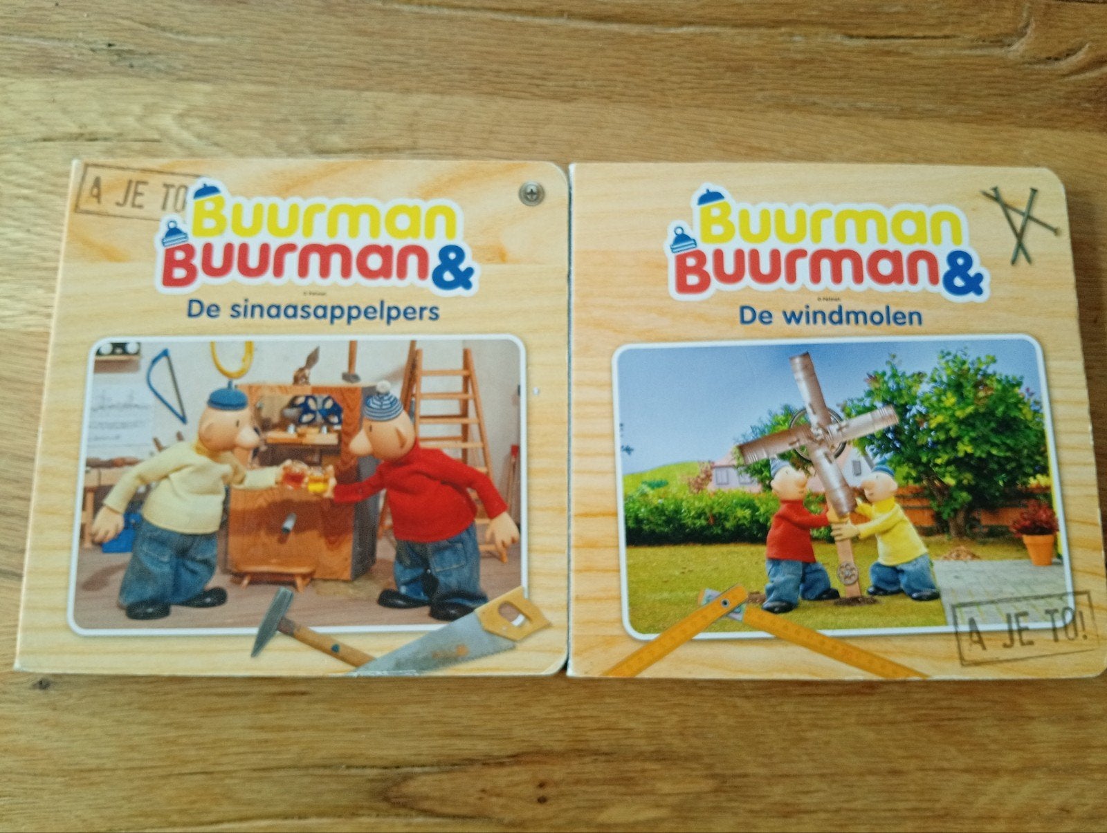 Buurman & Buurman Boekjes: De sinaasappelpers & De windmolen, Ophalen of Verzenden, Zo goed als nieuw, Marek Beneš, 0 tot 6 maanden