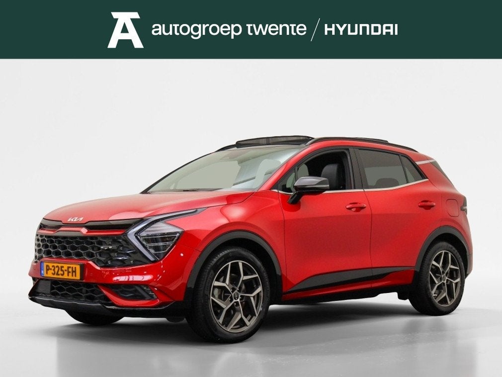 Kia Sportage 1.6 T-GDi Hybrid GT-Line | Pano | Trekhaak | El, Auto's, Kia, Gebruikt, 4 cilinders, 2 kWh, 1650 kg
