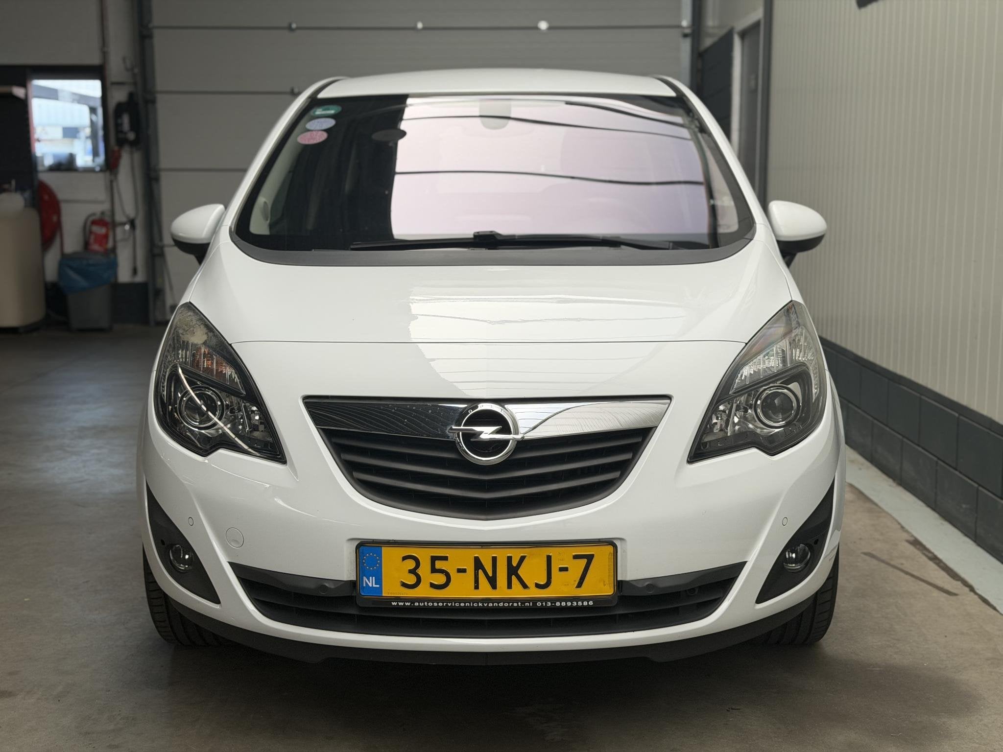 Opel Meriva 1.4 Turbo Edition Zeer Netjes Trekhaak AC Techni, Auto's, Voorwielaandrijving, Euro 5, Stof, Gebruikt