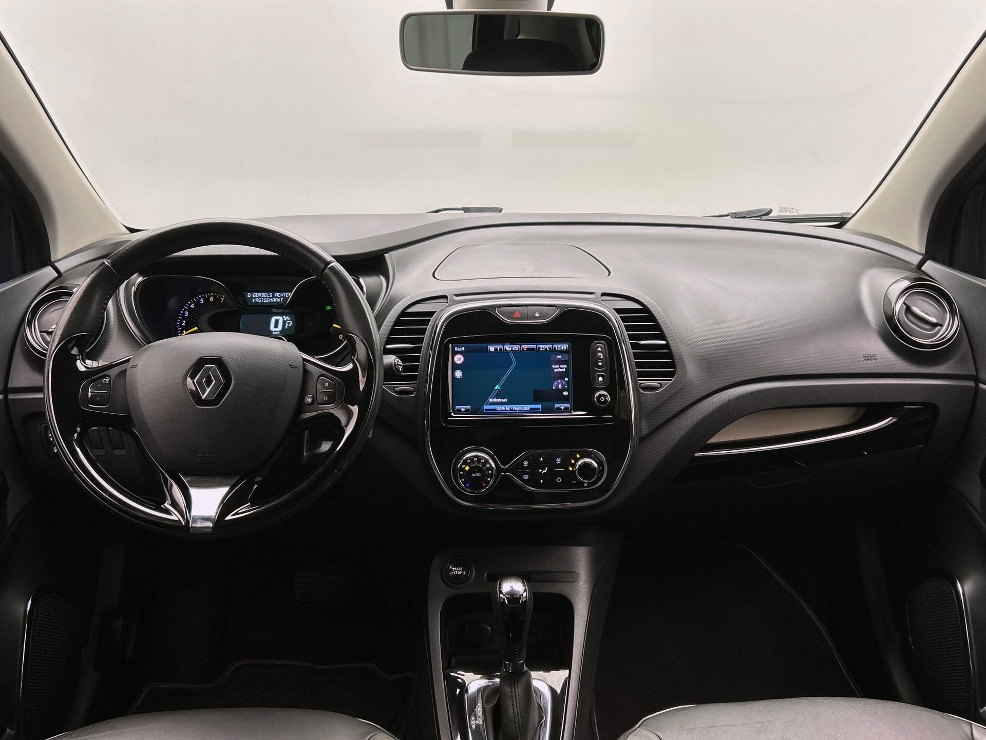 Renault Captur 1.2 TCe Dynamique | Leder | Camera | Navigati, Auto's, Euro 5, Zwart, 4 cilinders, Automatische klimaatregeling