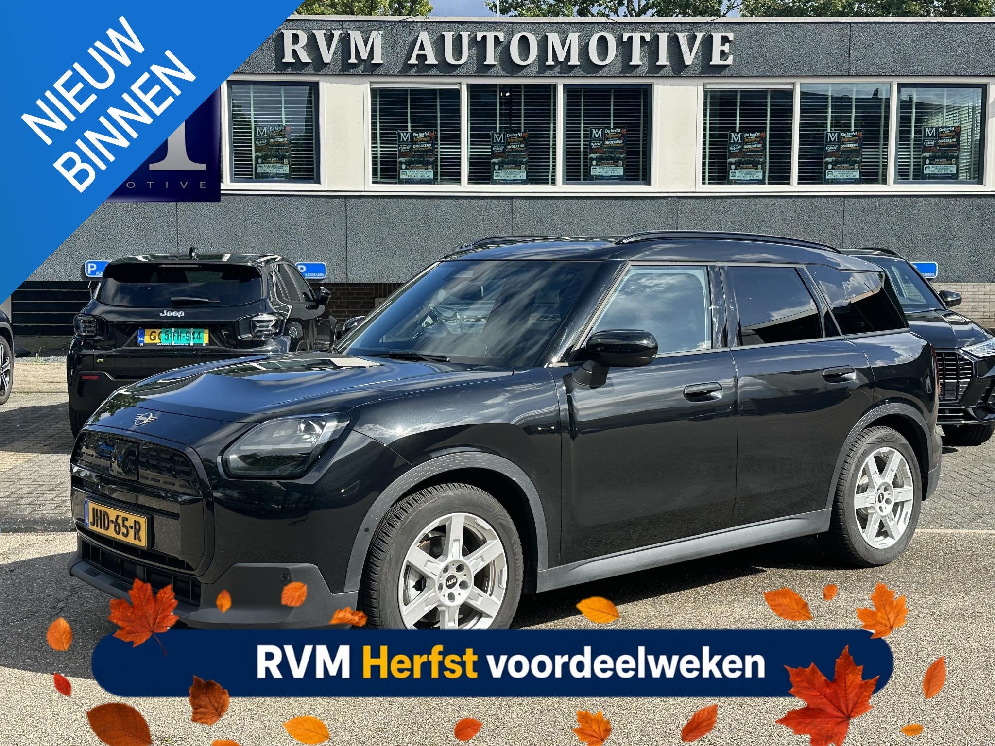 MINI Countryman E Blackyard 66.5 kWh SOH 100% | VAN: € 37., Auto's, Stof, Gebruikt, Countryman, Zwart