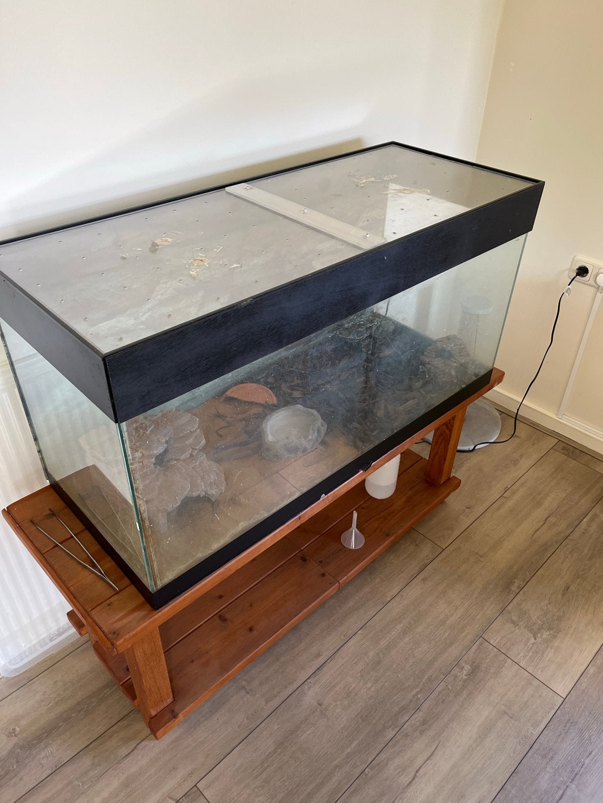 Terrarium met rattenslang, Ophalen, Gebruikt, Terrarium of Paludarium