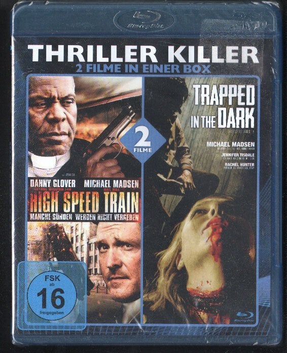 Thriller Killer-High Speed Train+Trapped in the Dark SEAL BR, Cd's en Dvd's, Blu-ray, Inclusief extra's, Vanaf 16 jaar, Film, Duits