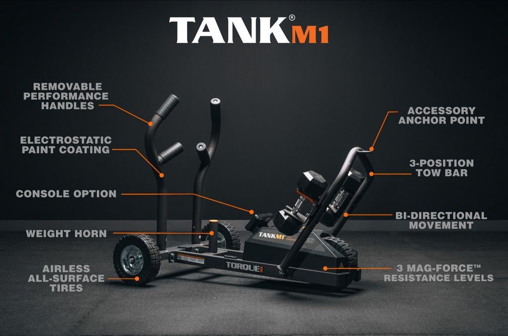 Torque Tank M1 Sled - extra push handles en tow straps, Ophalen, Zo goed als nieuw, Benen, Overige typen