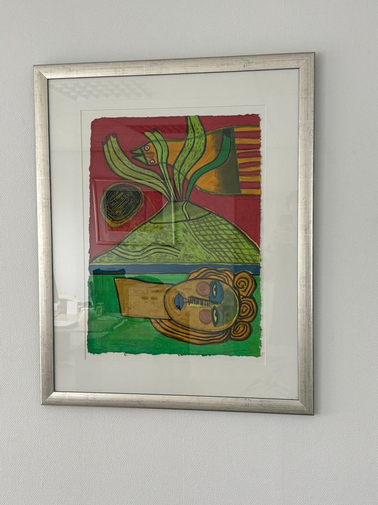 Corneille zeefdruk uit 2001, Antiek en Kunst, Kunst | Litho's en Zeefdrukken, Ophalen