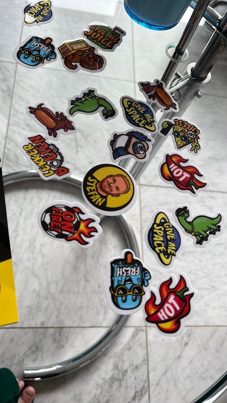 Stickers jumbo jacht seizoen, Verzamelen, Ophalen of Verzenden, Zo goed als nieuw