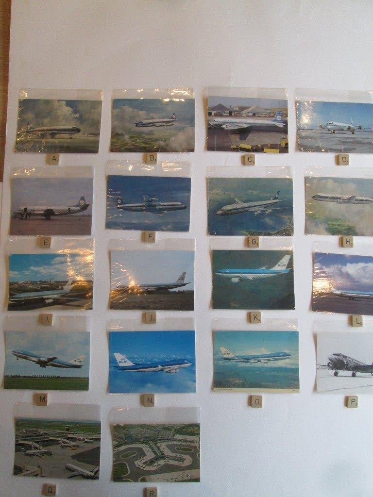 KLM Fotos - Stickers - TAG ( Keyring ), Verzamelen, Ophalen of Verzenden, Nieuw, Kaart, Foto of Prent