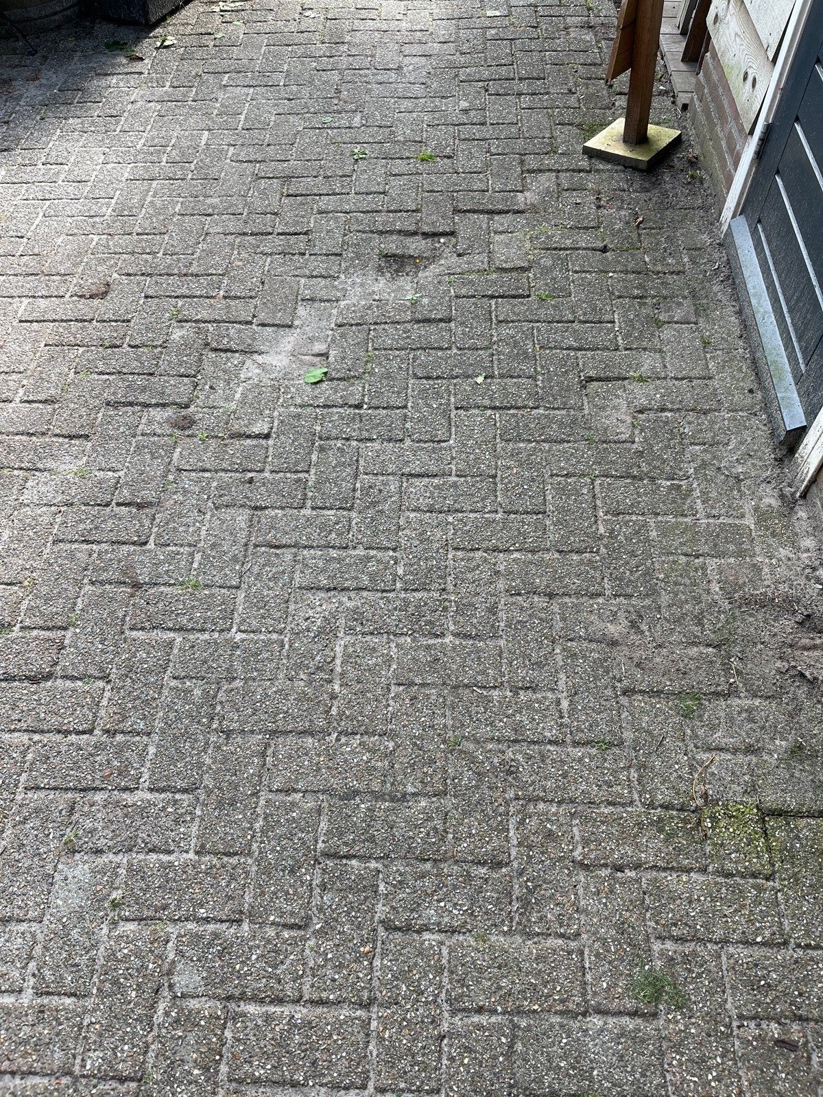 Gebruikte betonnen klinkers voor terras of oprit, Ophalen, Gebruikt, Klinkers, 10 m² of meer