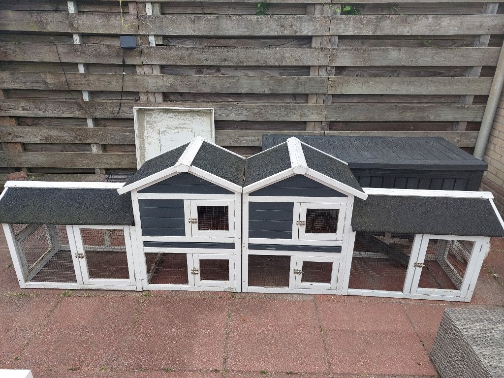 Gratis konijnenhok, Dieren en Toebehoren, Ophalen, 90 cm of meer, Konijn, Hok
