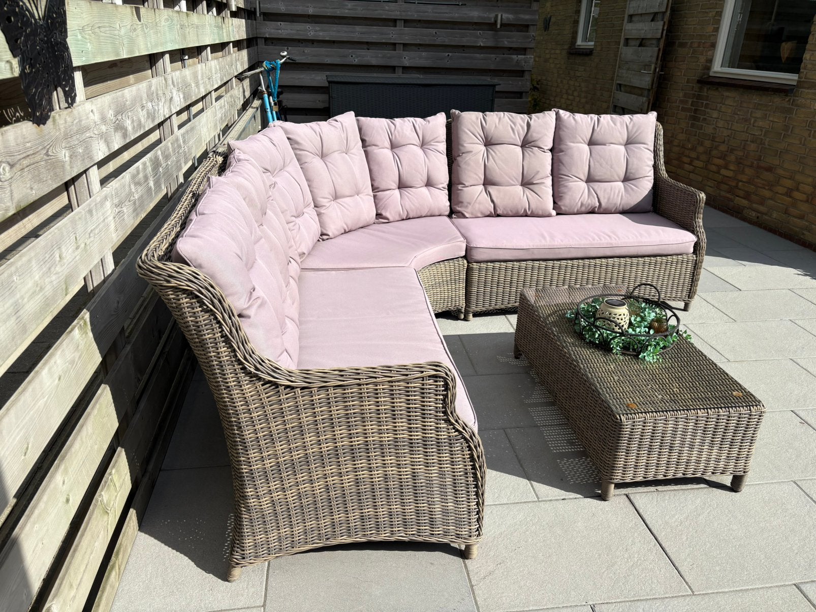 Zeer mooi lounge set, Tuin en Terras, Ophalen, Gebruikt, 6 zitplaatsen, Loungeset