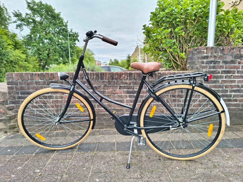 Grand 1888 omafiets zwart, Ophalen, Terugtraprem, Nieuw, 56 cm of meer