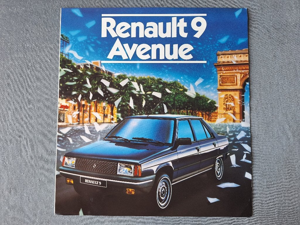 Brochure RENAULT 9 AVENUE - 1984 NL, Verzenden, Zo goed als nieuw, Renault