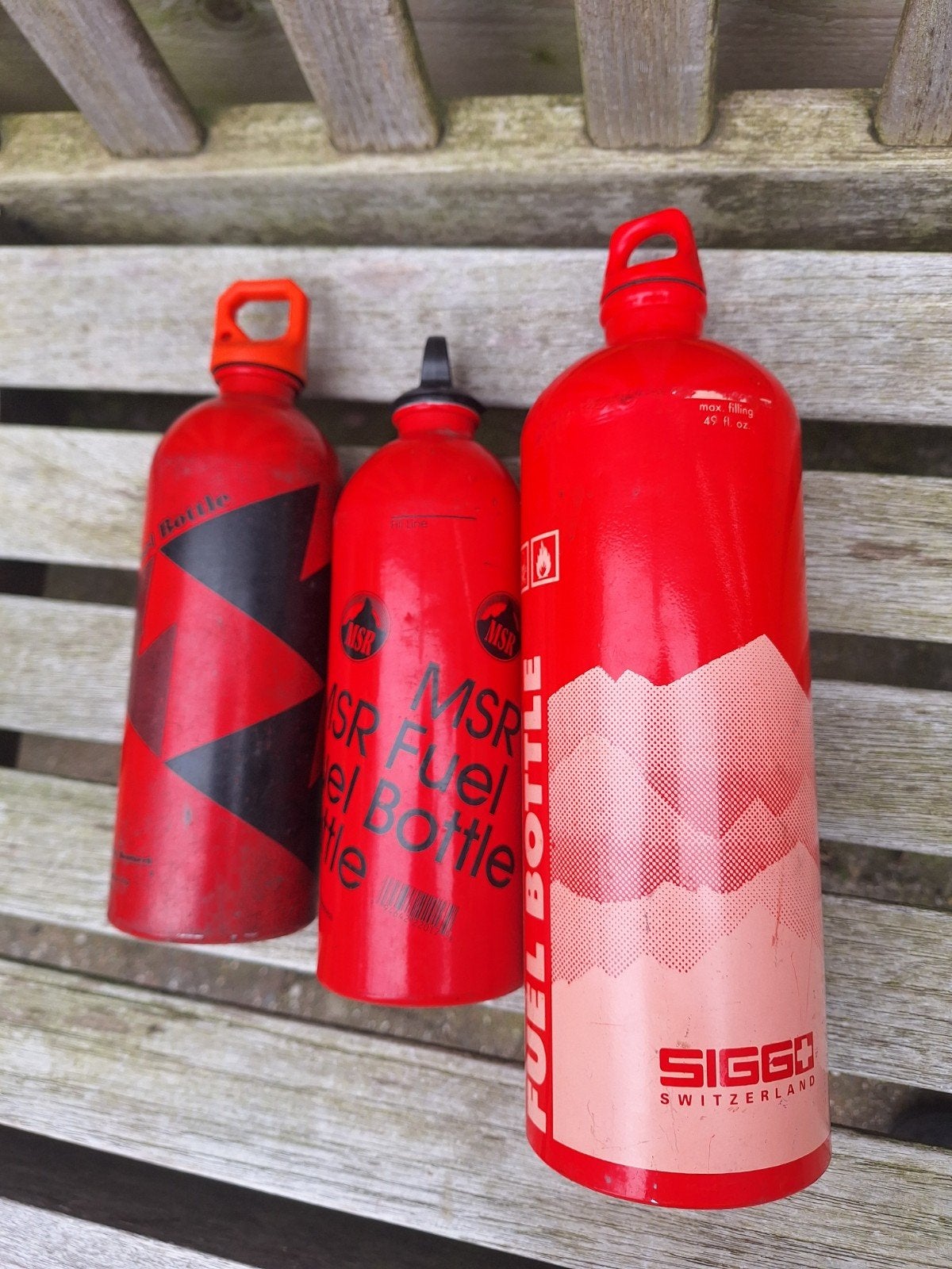 Msr sigg brandstof benzine flessen., Ophalen
