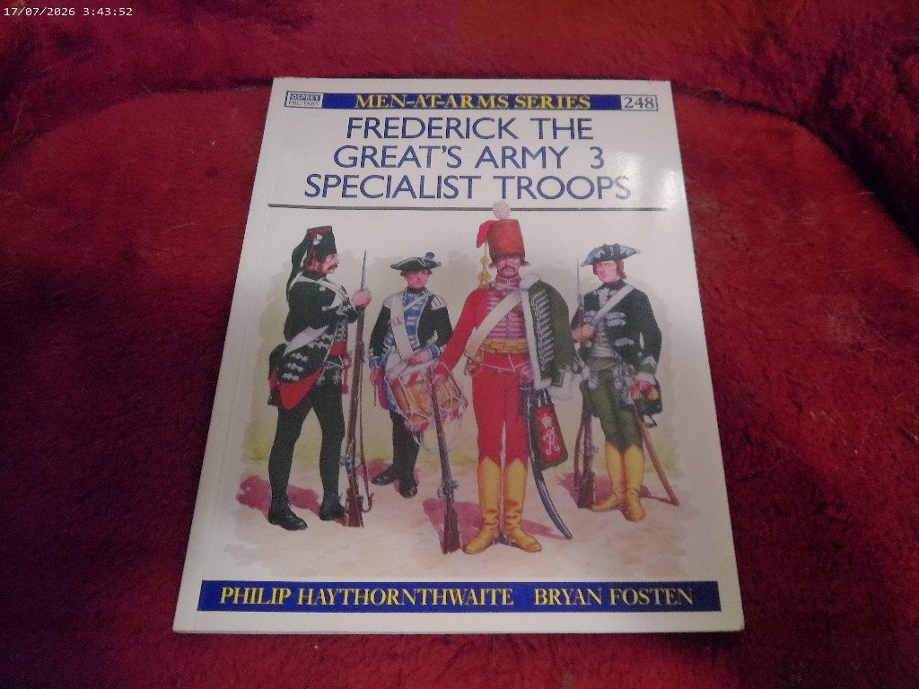 boek Osprey - Frederick the Great's Army specialist troops, Ophalen of Verzenden, Voor 1940, Zo goed als nieuw, Landmacht