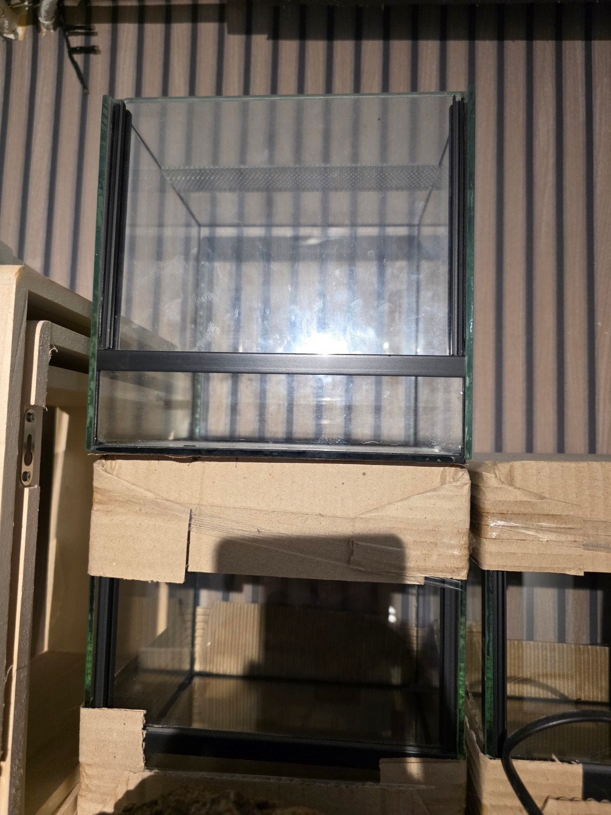 20x20x20 teraria met valruitje., Ophalen, Nieuw