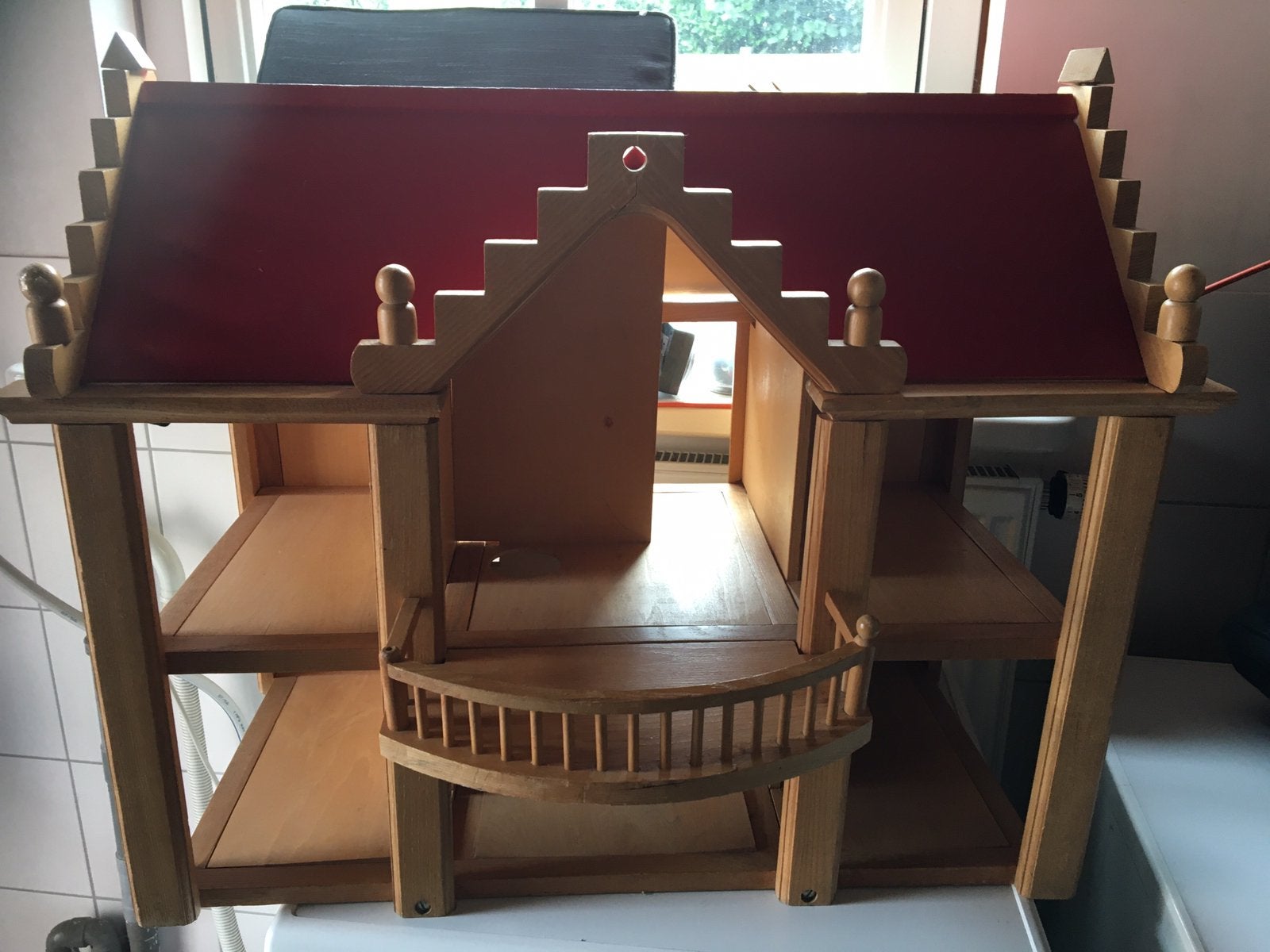 Poppenhuis met meubeltjes, Ophalen, Gebruikt, Poppenhuis