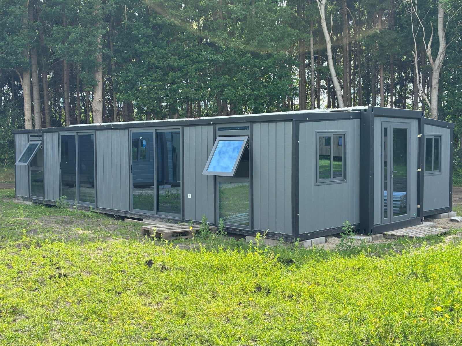 Ruime prefab huisjes 36 en 72 m2, Caravans en Kamperen, Tot en met 3