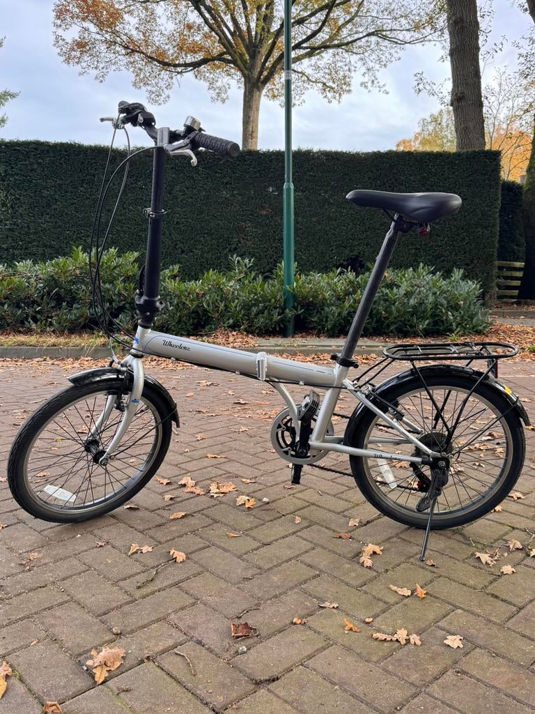 Wheelerz vouwfiets 6 speed 20 inch zilver, Ophalen of Verzenden, Zo goed als nieuw, 20 inch of meer