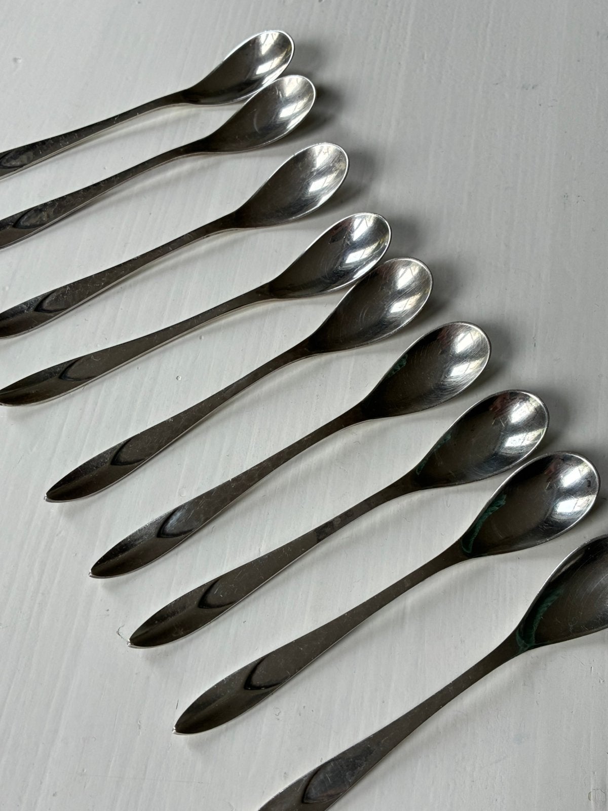 Lepeltjes Art Deco zilver Gerritsen van Kempen vintage, Antiek en Kunst, Ophalen of Verzenden