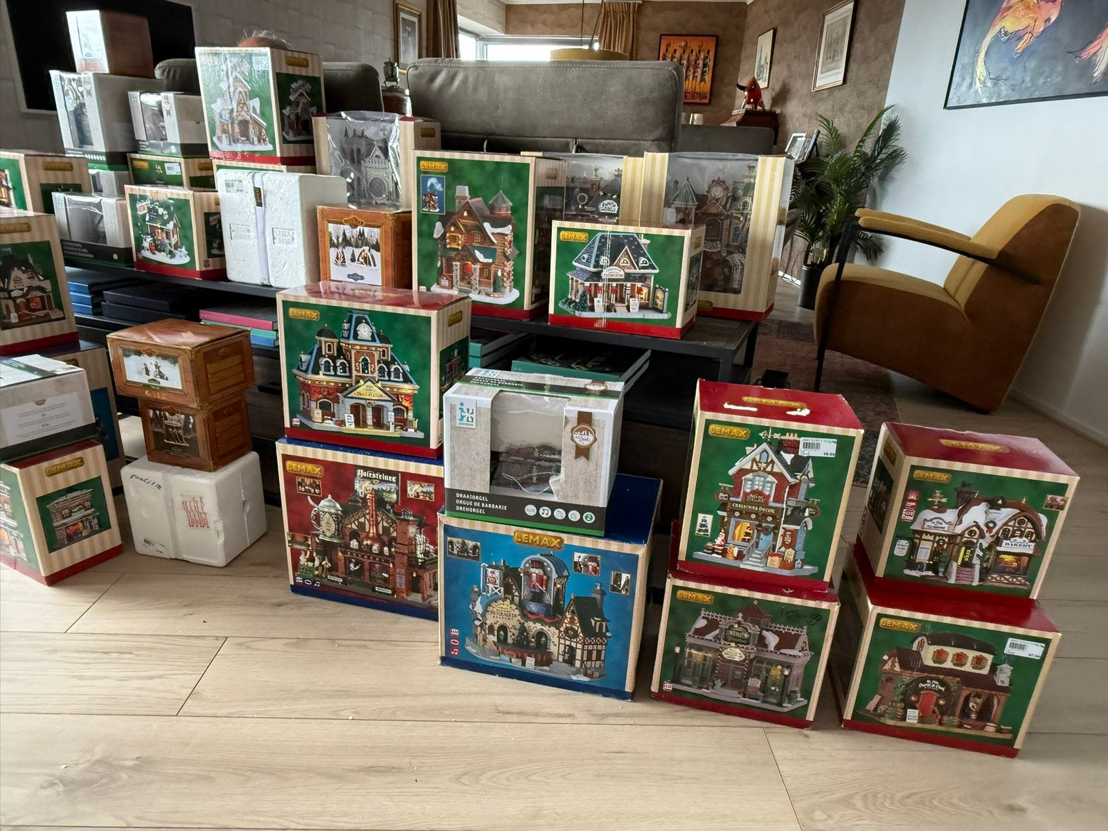 Kerstdorp met extra’s aangeboden, Diversen, Ophalen, Zo goed als nieuw