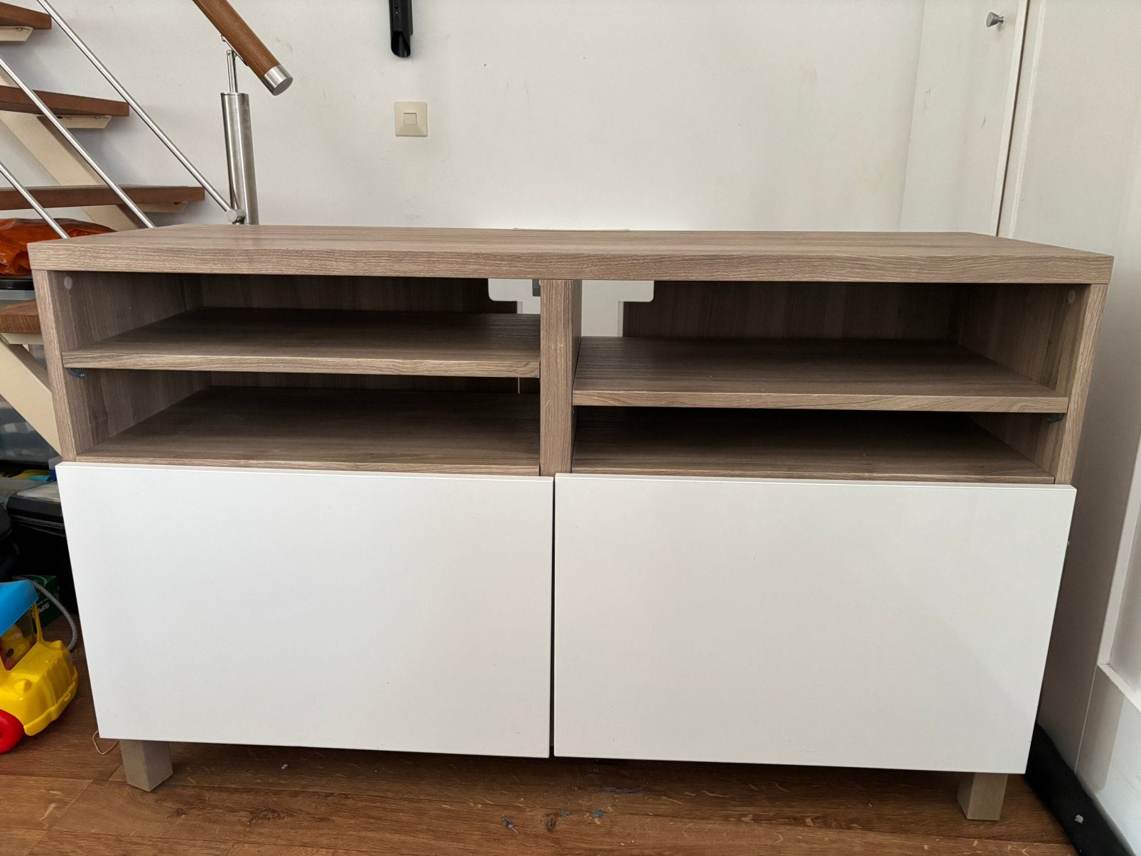 Tv meubel kast ikea tvmeubel besta, Ophalen, Gebruikt, 100 tot 150 cm, Minder dan 100 cm