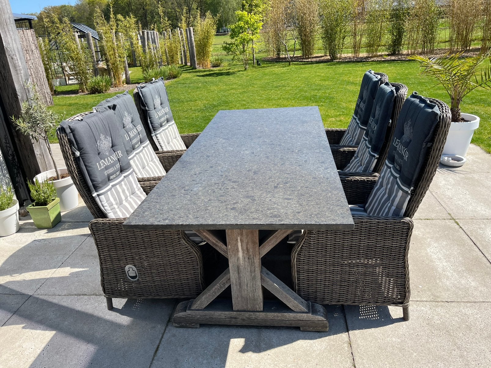 Tafel met 6 stoelen, Ophalen, Overige materialen, Eettafel, 6 zitplaatsen