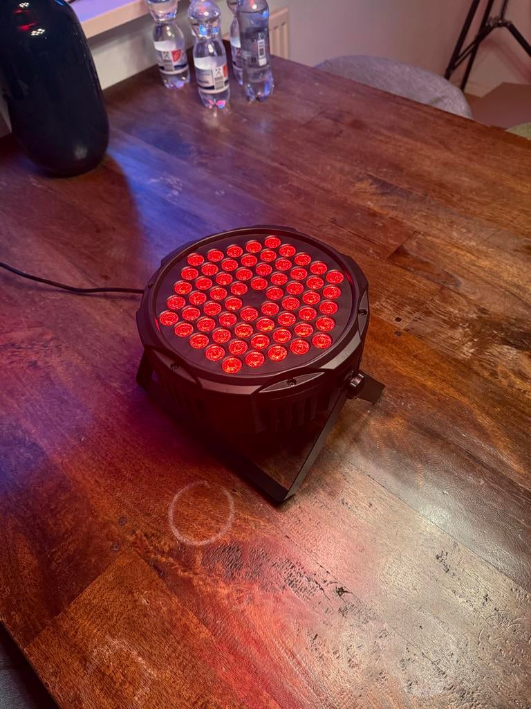 3x Led PAR Trico LED Lichteffect - Feest - Mancave, Ophalen of Verzenden, Zo goed als nieuw, Licht, Geluidgestuurd