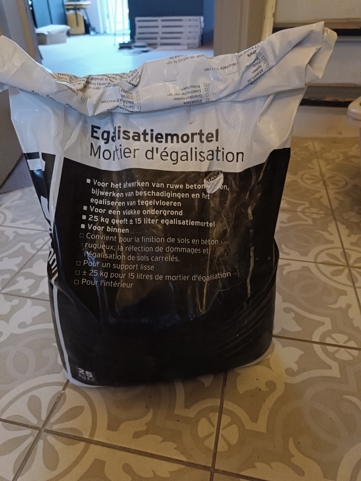 1/2 zak egaline, Ophalen, Nieuw