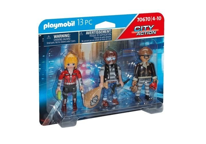 70670 thief figure set / drie dieven, boeven / inbrekers, Complete set, Nieuw, Ophalen of Verzenden, City action